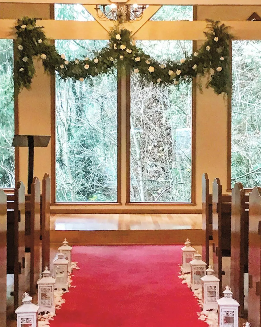 Tatra Chapel Decor for Wedding garland