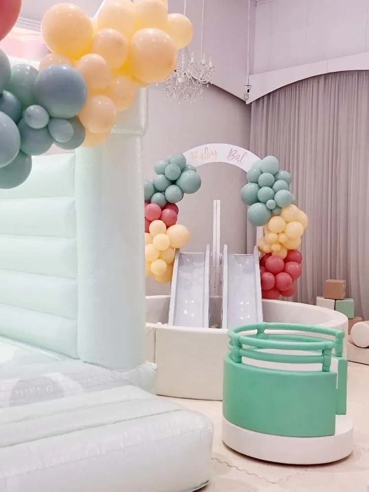 Balloon Garlands for Balloons on play equipment
