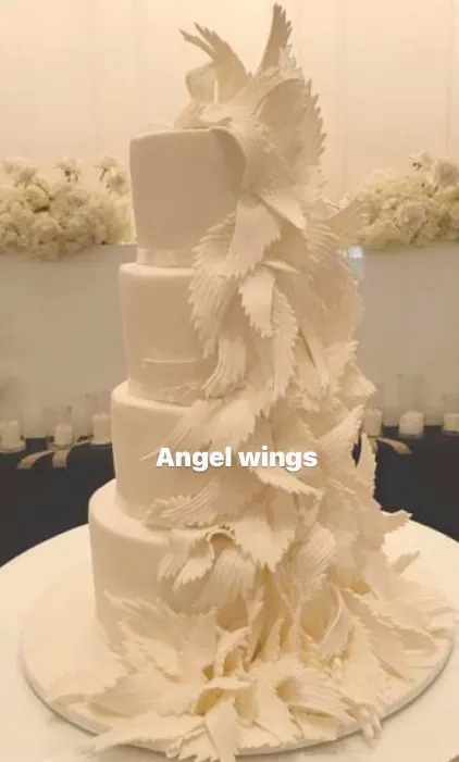 Angel Wings Cake for Angel wings design