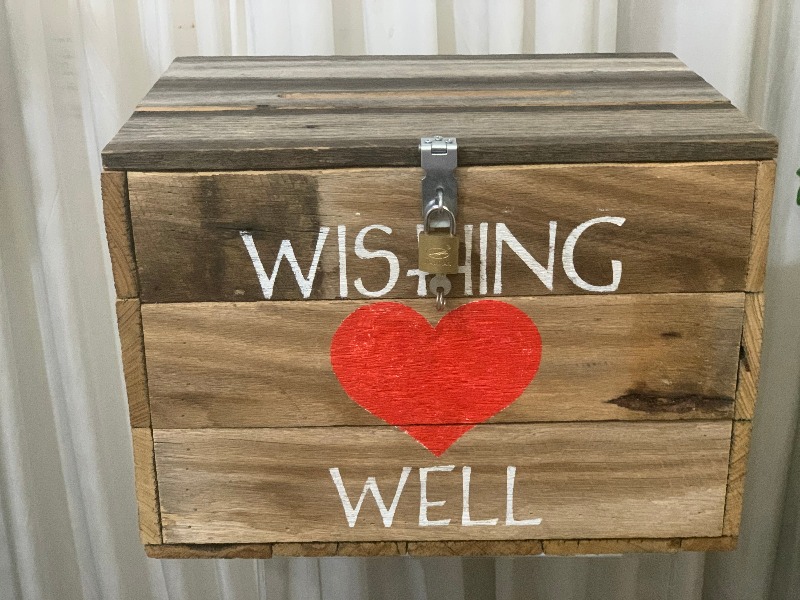 Timber Wishing Well for rustic wishing well