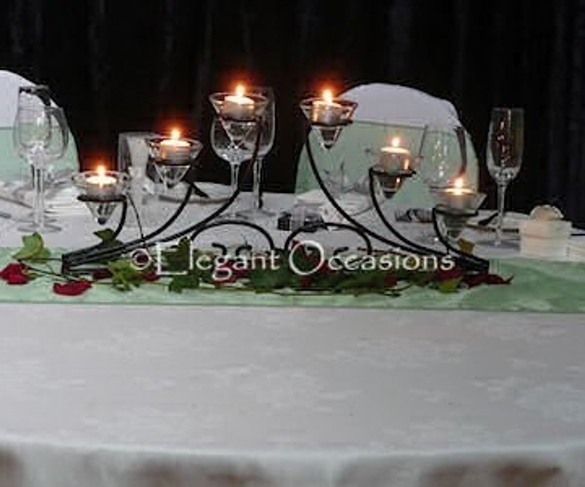 Table centrepieces detail