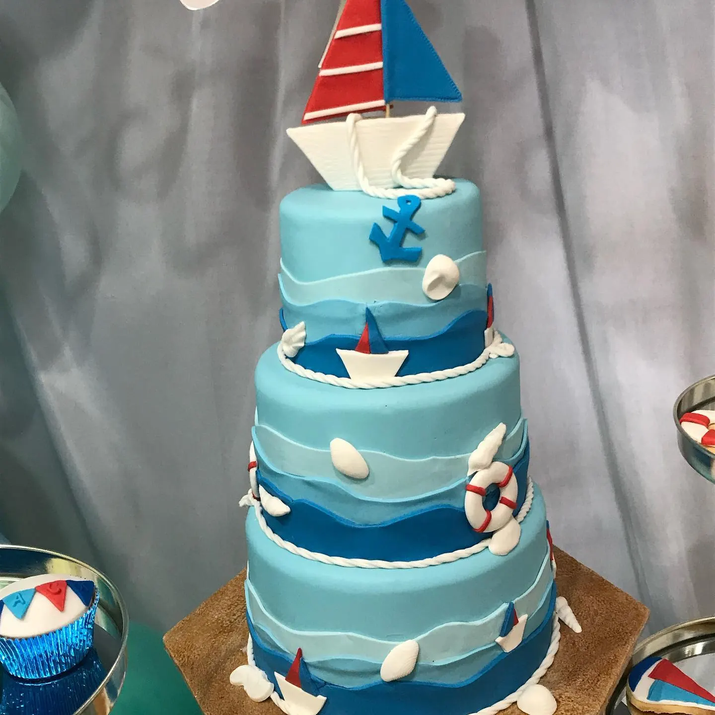 Boats Baby Shower for Sailboat cake