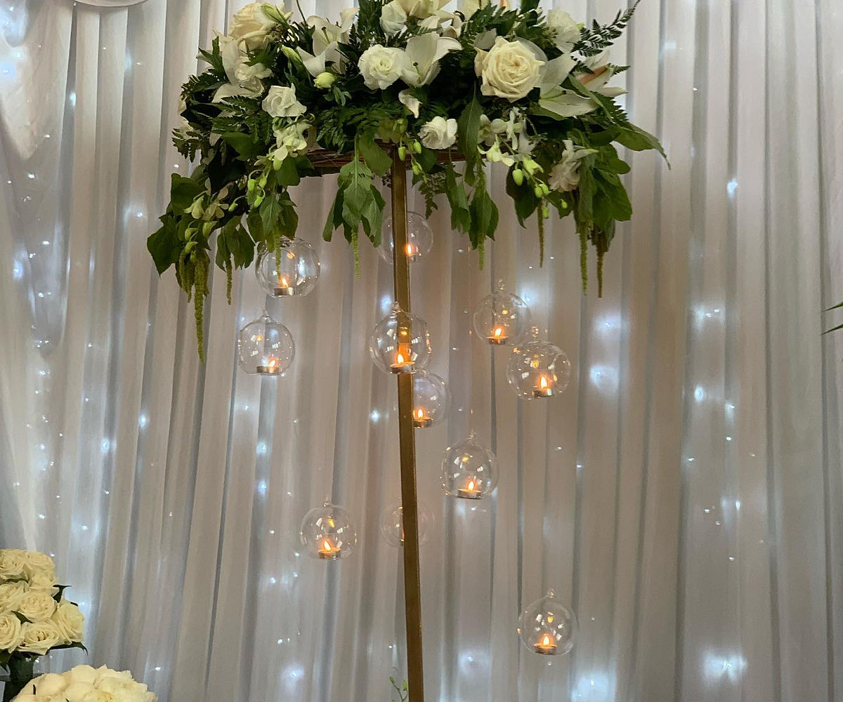 Table centrepieces detail