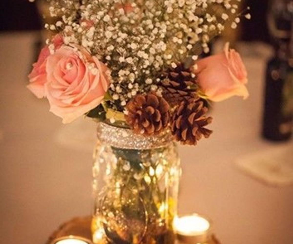 Table centrepieces detail