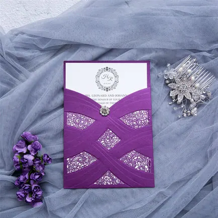 Laser-Cut Invitation Design 069