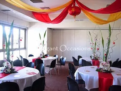 Chinese themed draping for Chinese themed draping