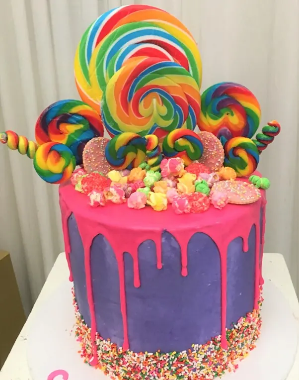 Lollypop Cake for Rainbow cake