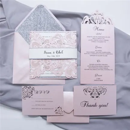 Laser-Cut Invitation Design 070