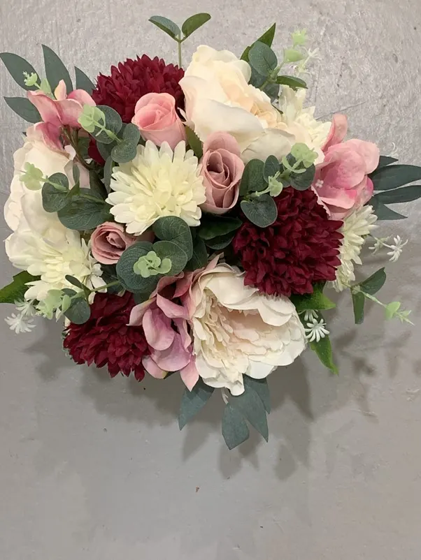 Artificial Flowers Bouquet for Silk mix