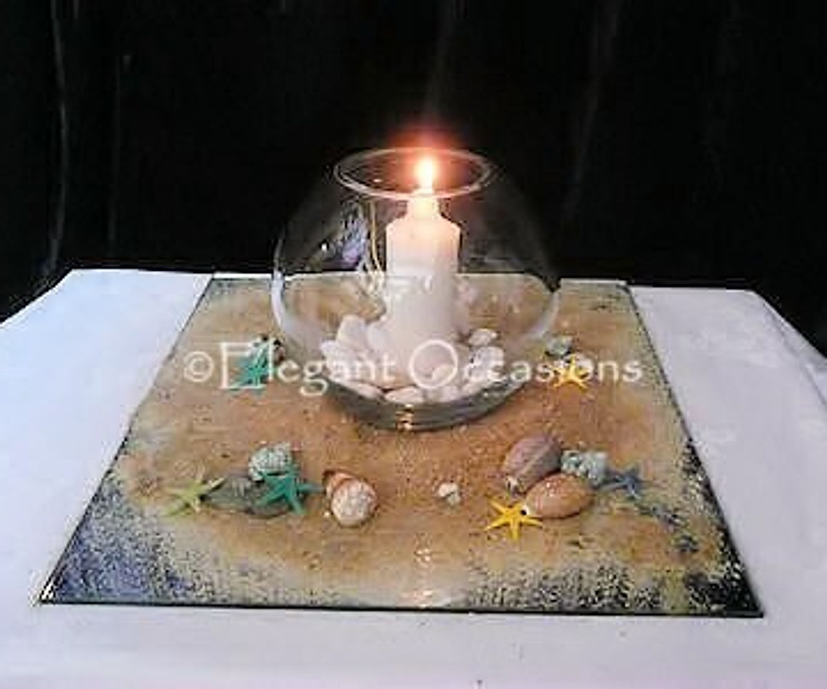 Table centrepieces detail