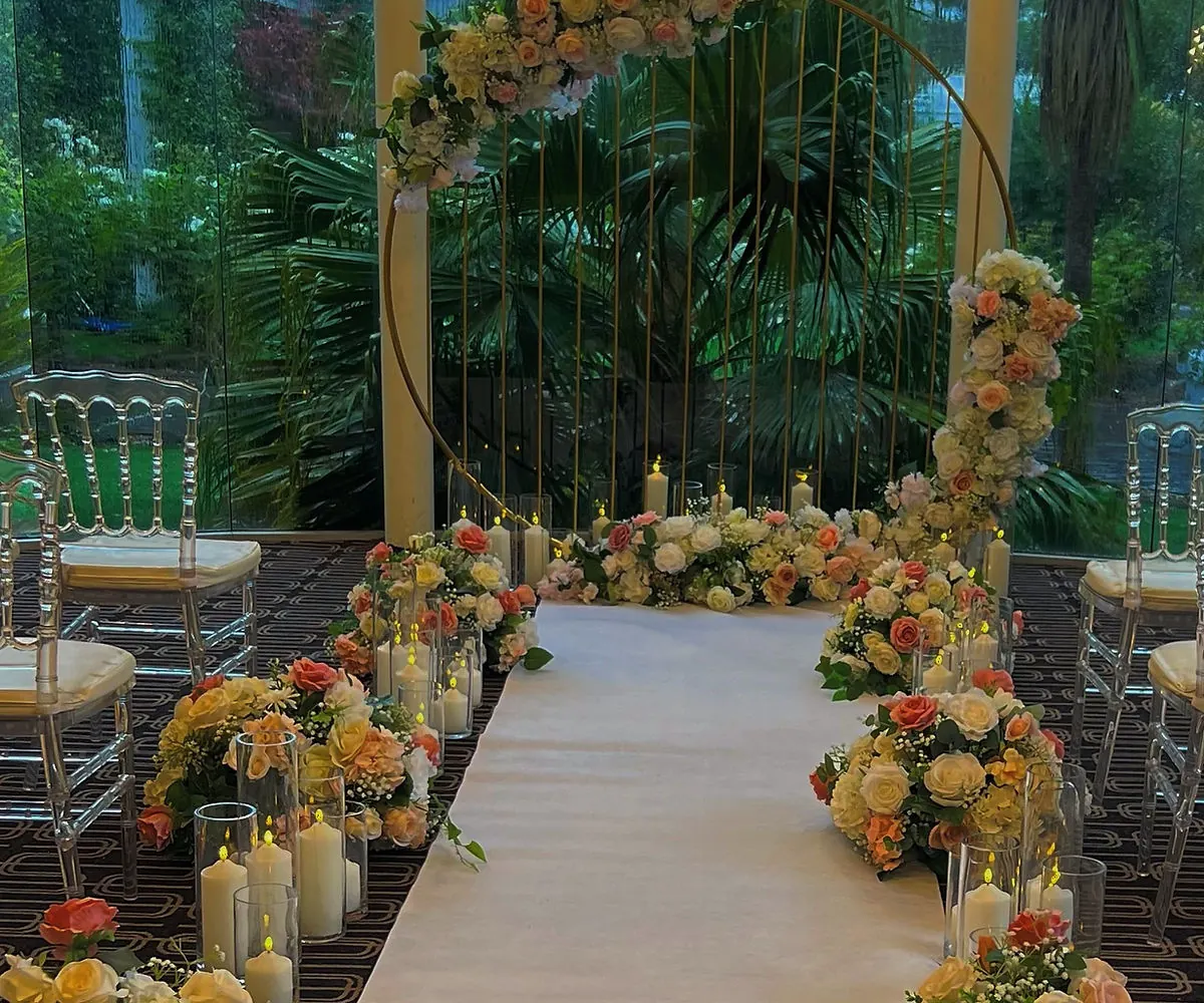 Wet weather option for ceremony