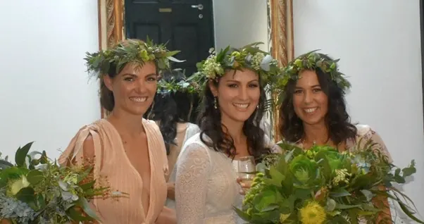 Foliage Wedding Boquets for Green crowns and bouquets