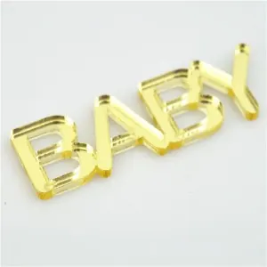 Gold "Baby" Embellishment for GOLD "BABY" EMBELLISHMENT