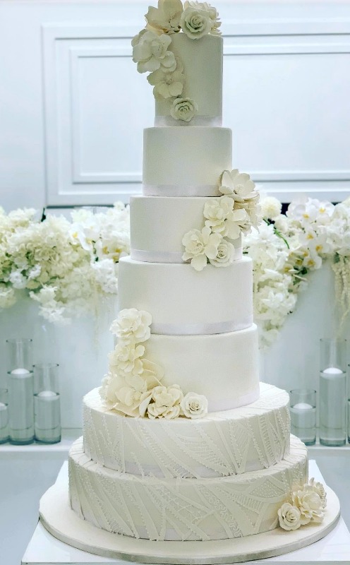 Tall Elegant Cake for 7 tier cake