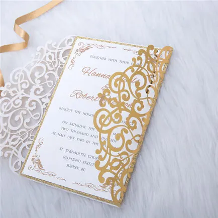 Laser-Cut Invitation Design 129