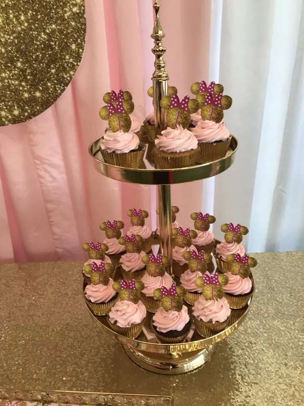 Minnie Mouse Theme for mini mouse cupcakes