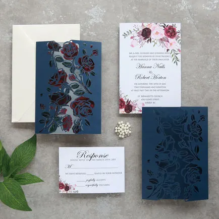 Laser-Cut Invitation Design 005