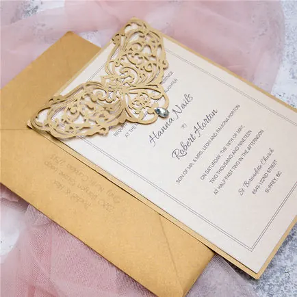 Laser-Cut Invitation Design 035