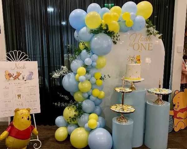 Winnie The Pooh Backdrop for Winnie the pooh party