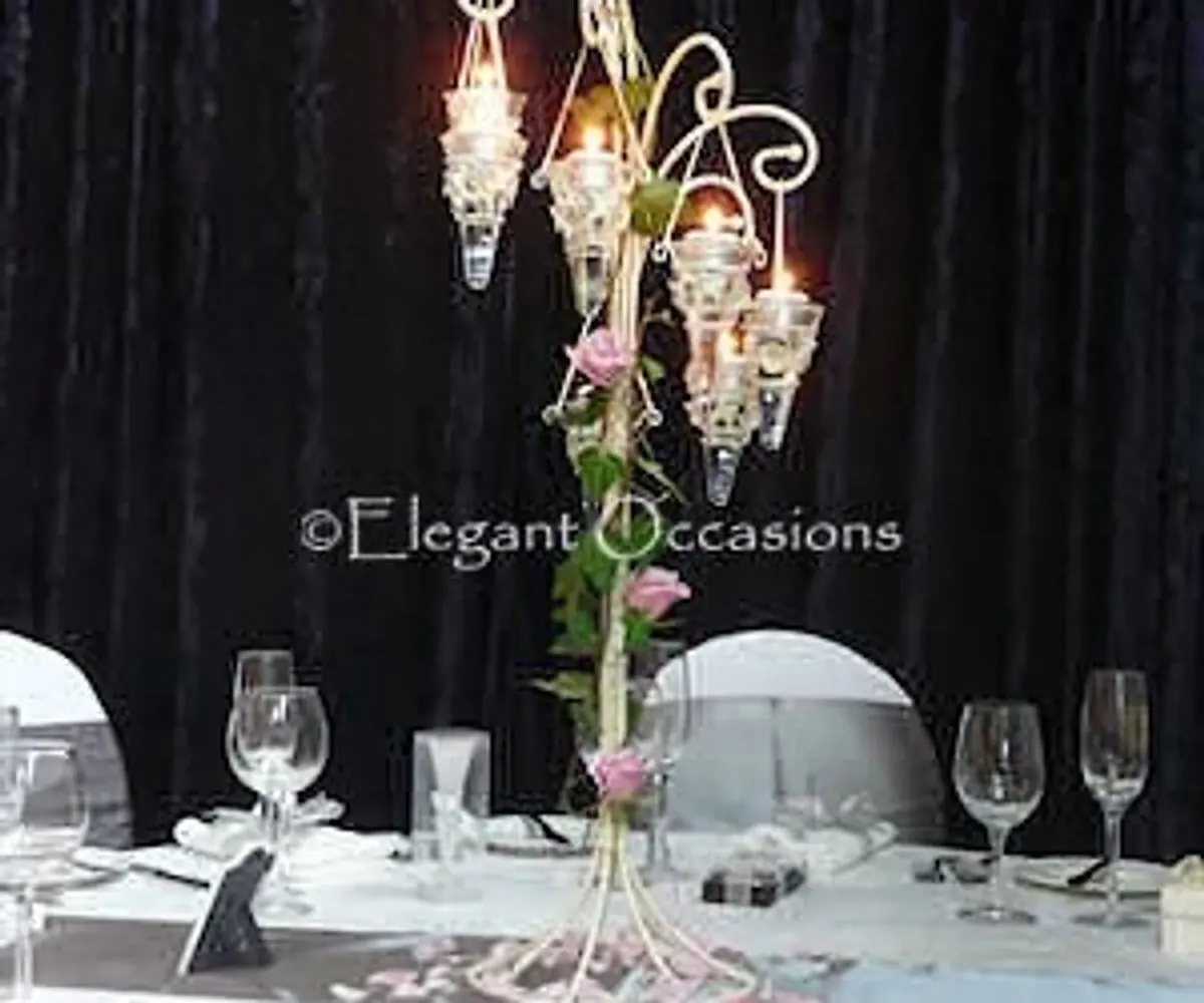 gold candle holder