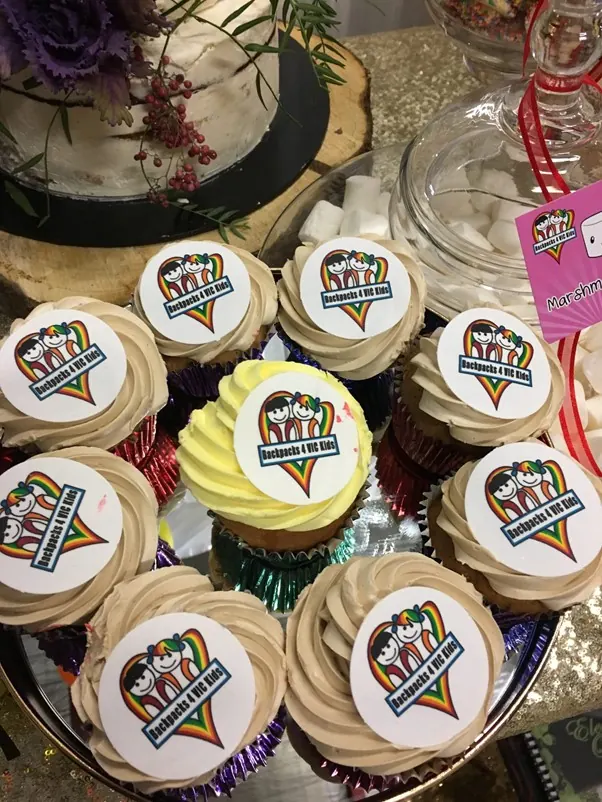 Logo Cupcakes for corporate cupcakes