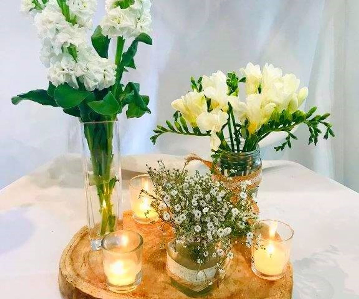 Table centrepieces detail
