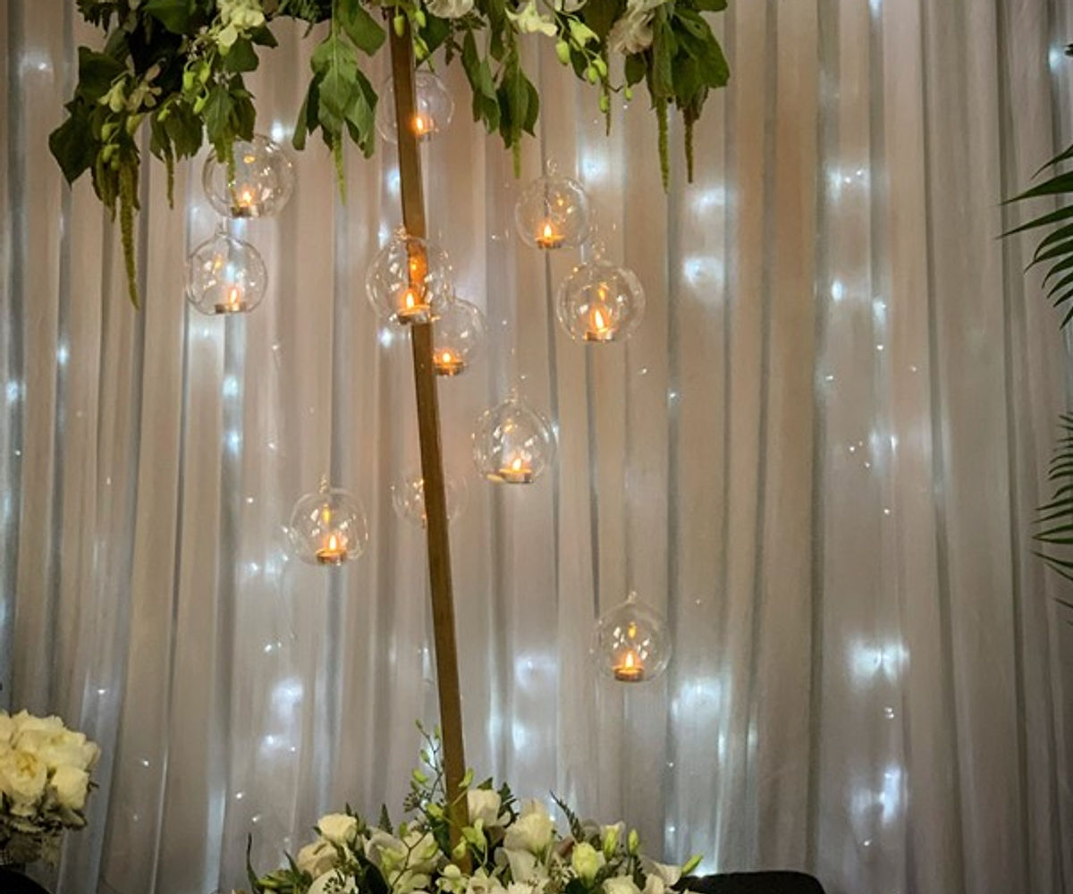 Table centrepieces detail