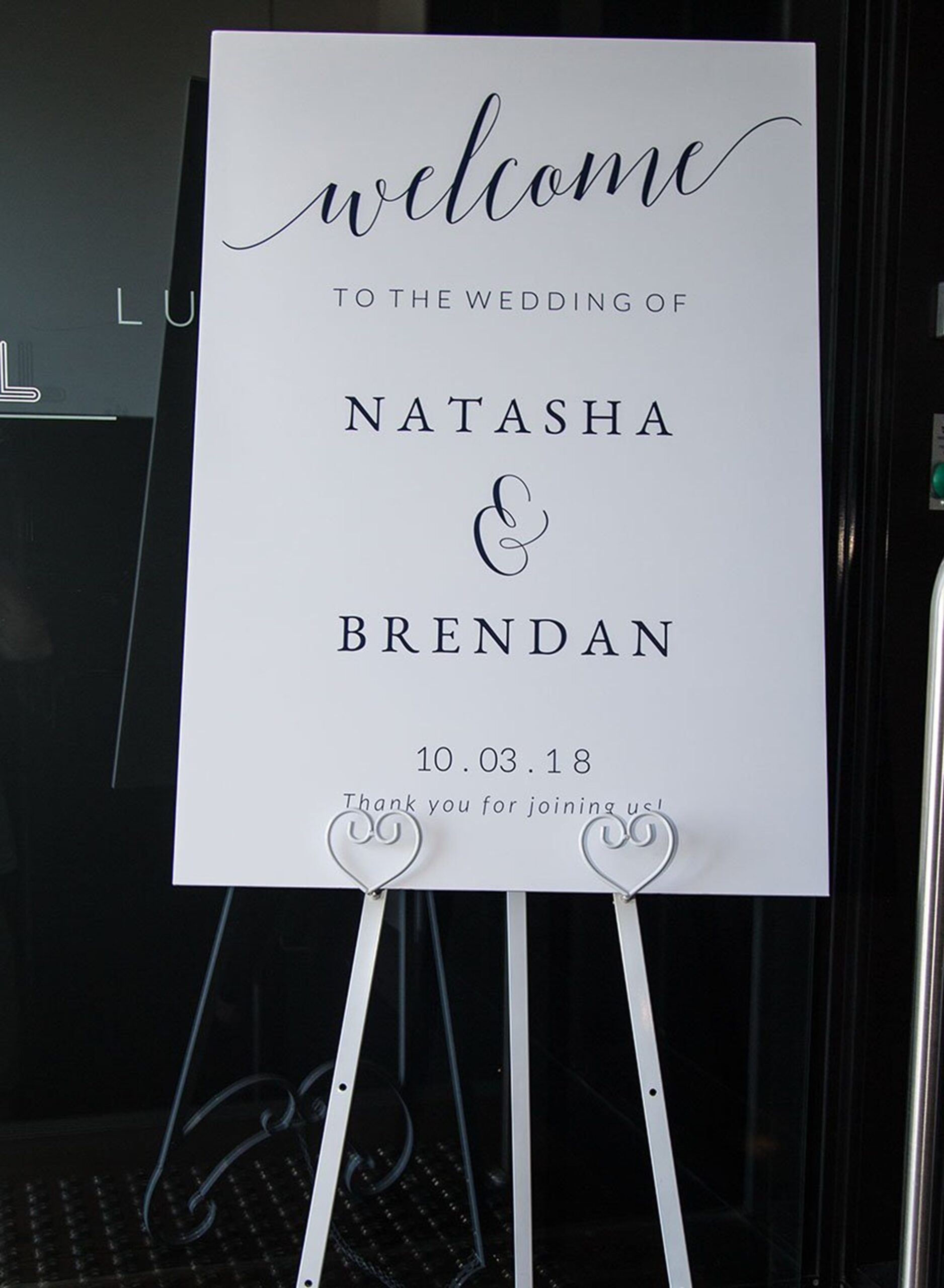 Easel And Welcome Board for A1 welcome board