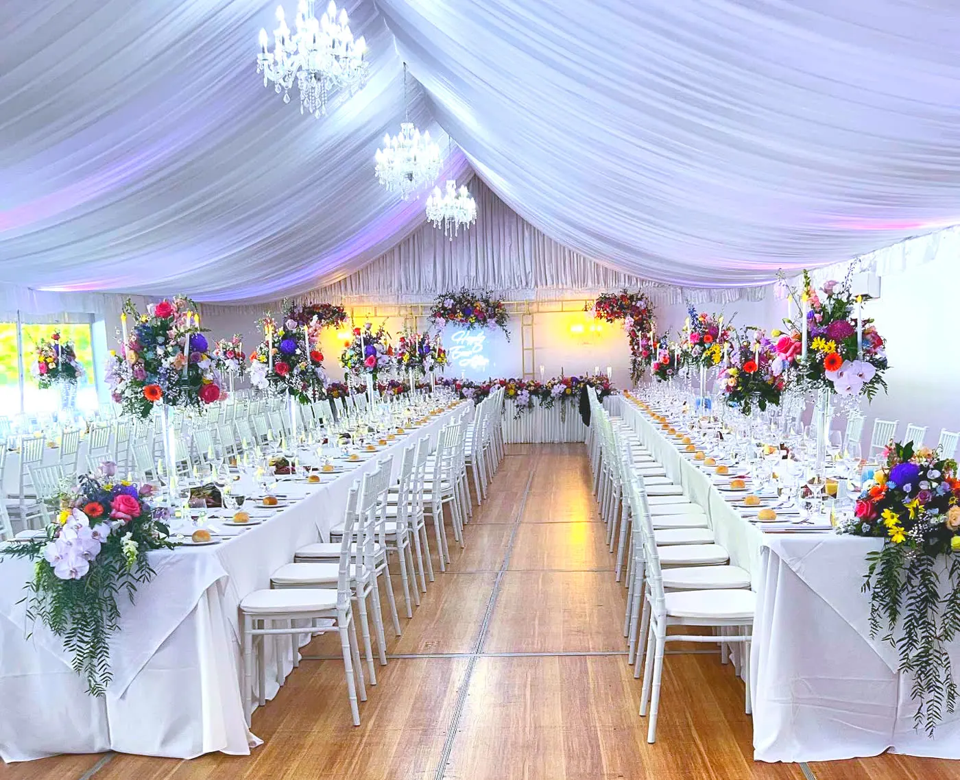 Crystal Candelabras And Flowers for Beauty and the beast theme
