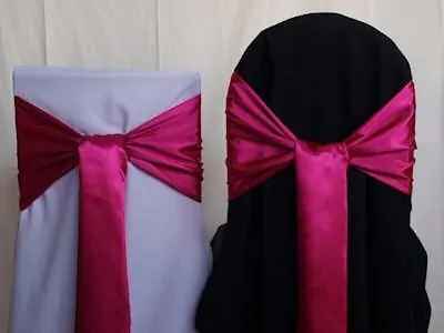 Fuschia satin sash for Fuschia satin sash