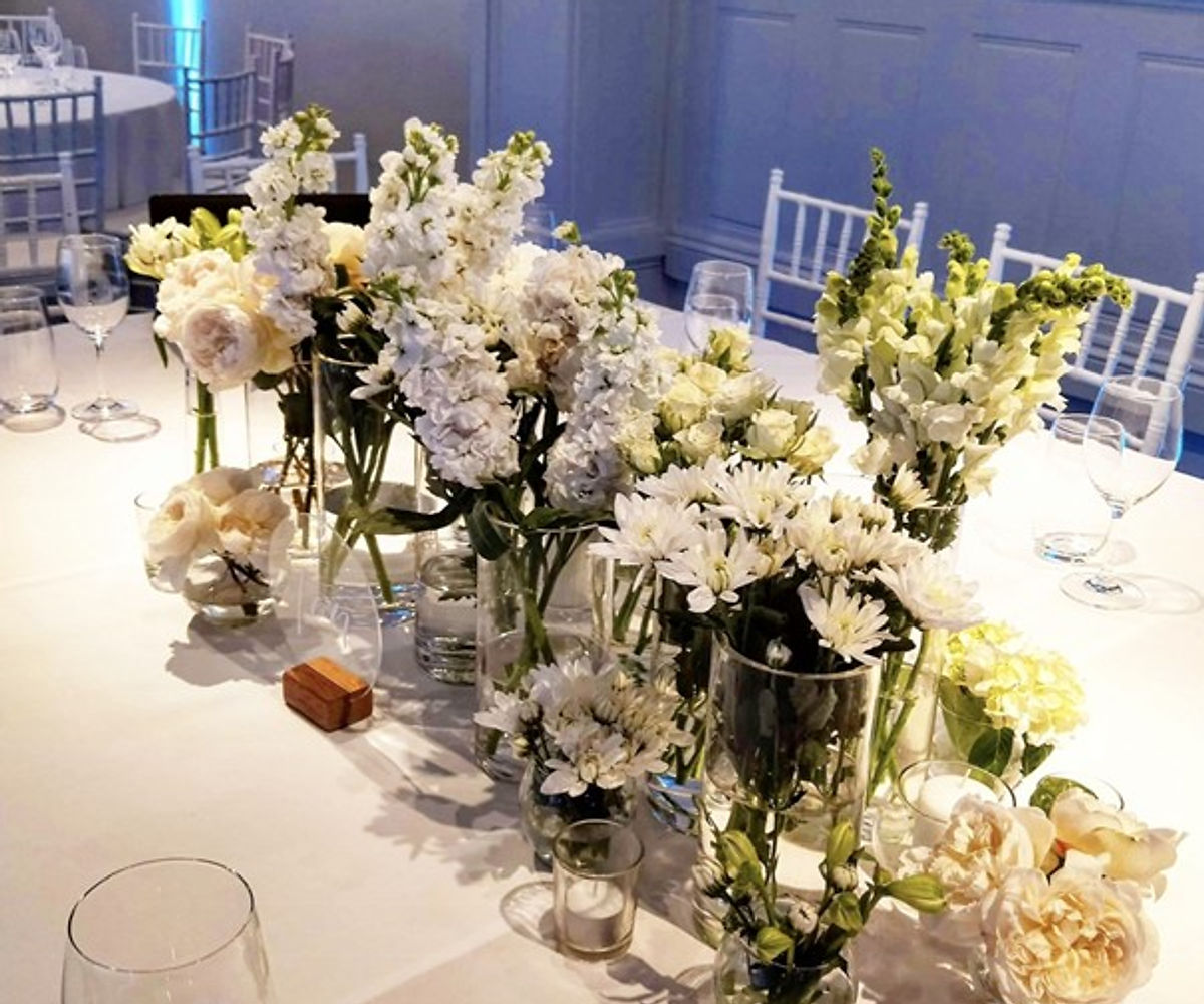 Table centrepieces detail