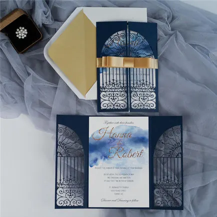 Laser-Cut Invitation Design 034