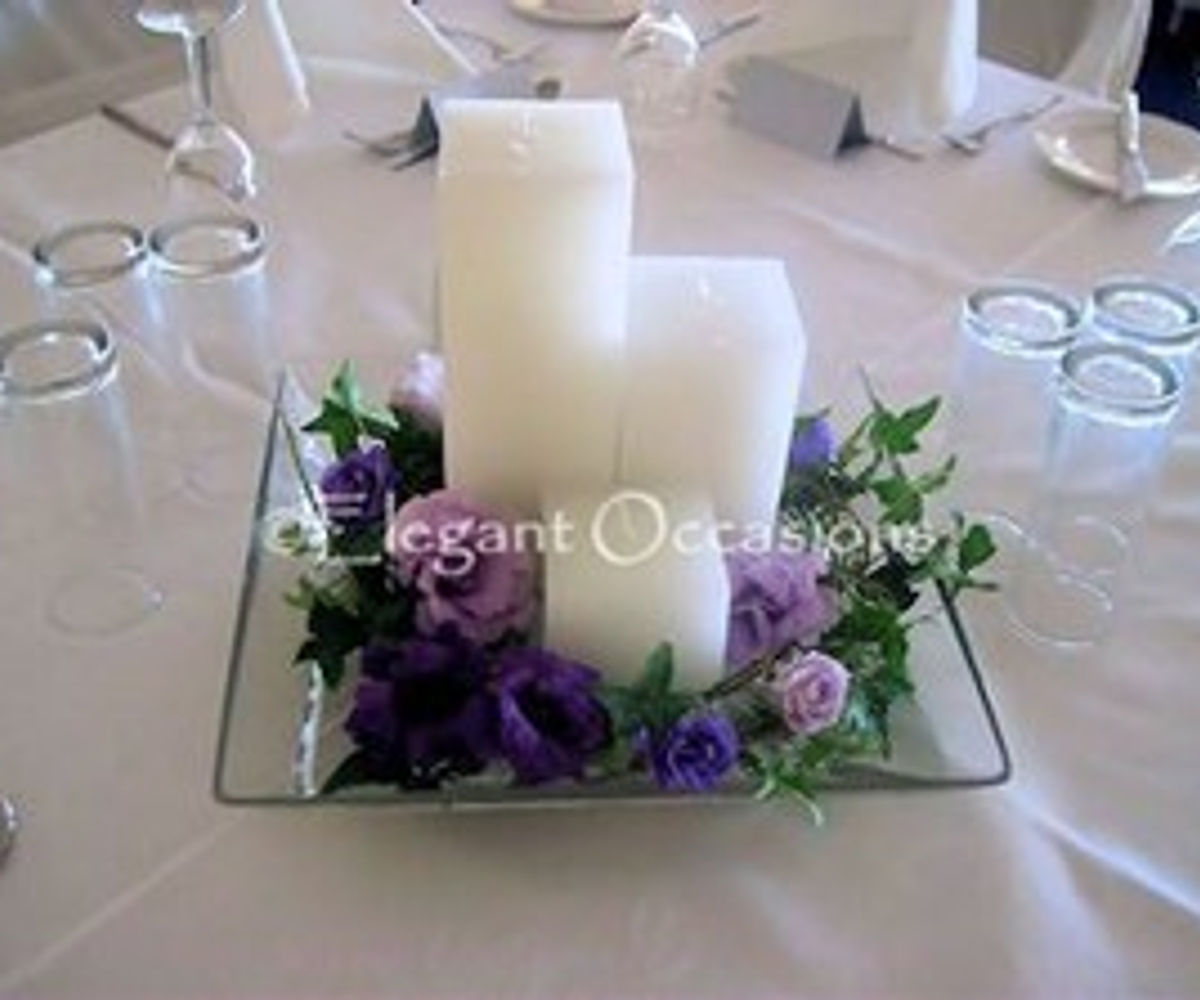 Table centrepieces detail