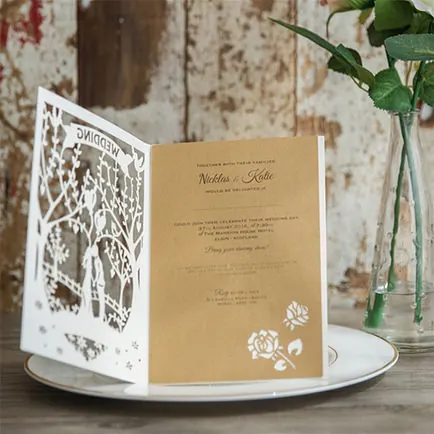 Laser-Cut Invitation Design 023