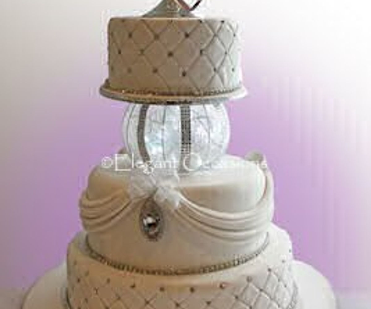 3 tier elegant cake