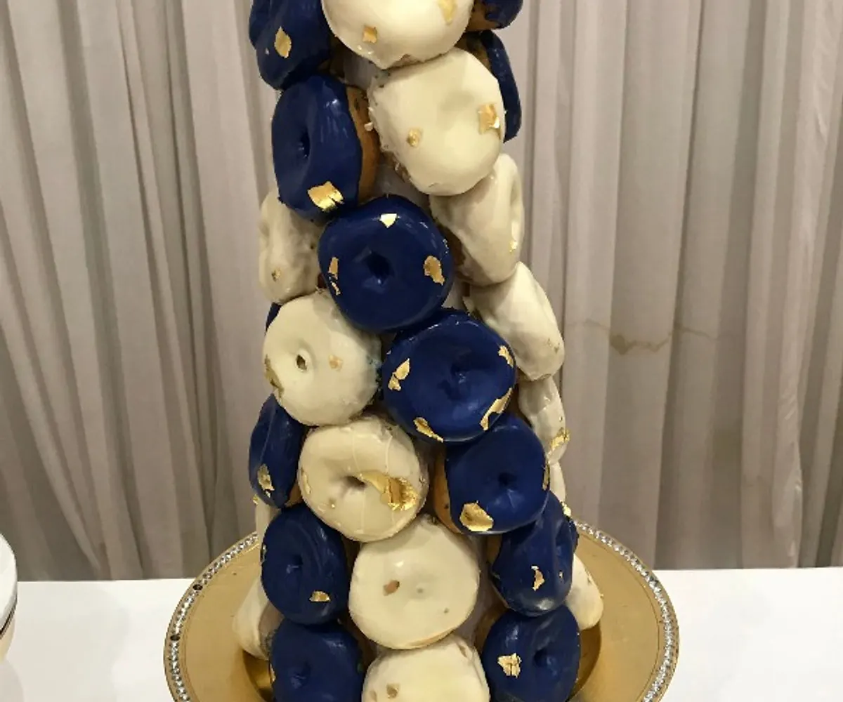 coloured doughnuts