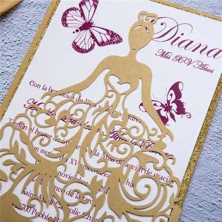 Laser-Cut Invitation Design 022