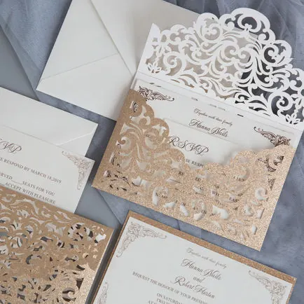 Laser-Cut Invitation Design 120