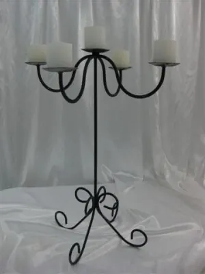 Black Wrought Iron Candelabras for Black Wrought Iron Candelabras