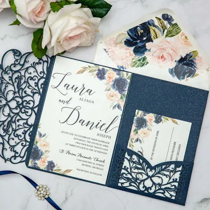Laser-Cut Invitation Design 083