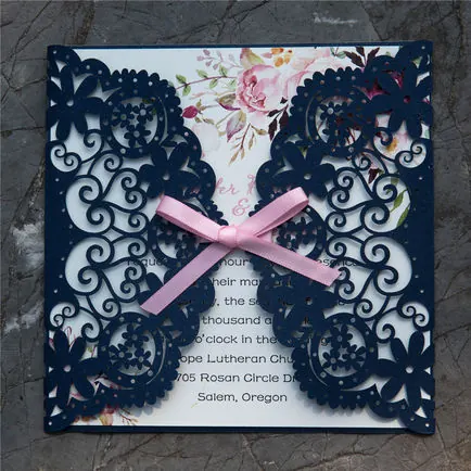 Laser-Cut Invitation Design 052