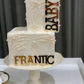 Square themed cake