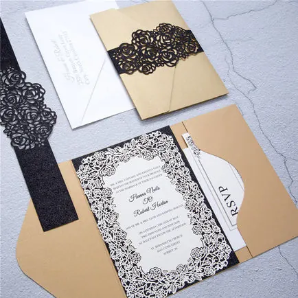 Laser-Cut Invitation Design 113