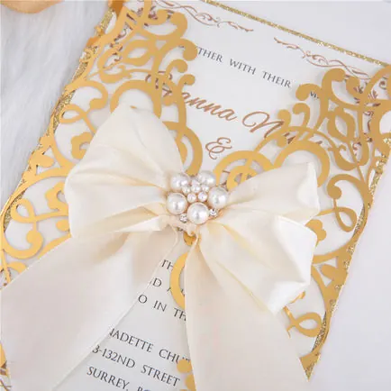 Laser-Cut Invitation Design 130