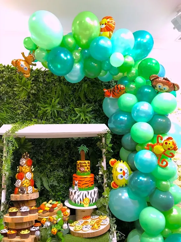 Jungle Theme Backdrop for Jungle themed balloons