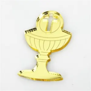Communion Cup Motif for Gold Mirror Finish Holy Cup