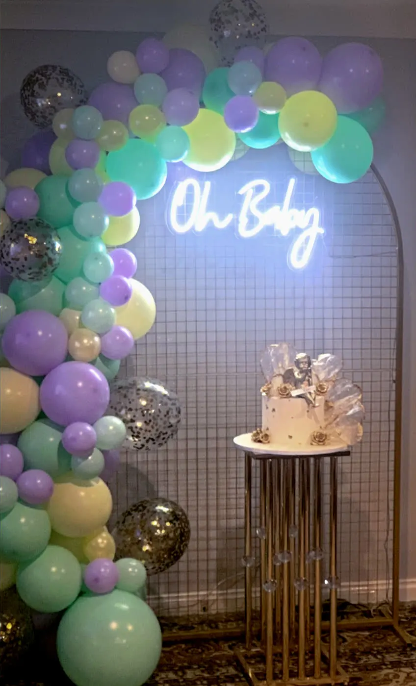 Baby Shower Balloons for Colured baby shower