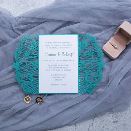 Laser-Cut Invitation Design 012
