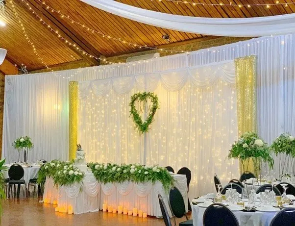Lights and fabric with gold sequins for Lights and fabric with gold sequins