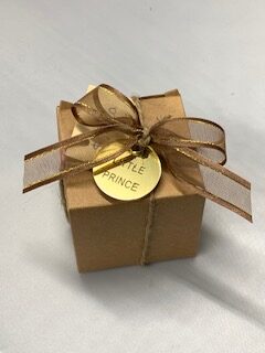 Square Brown Cube Paper Favour Box for Square Brown Cube Paper Favour Box